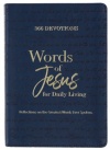 Words of Jesus for Daily Living - Blue Faux Leather Devotional